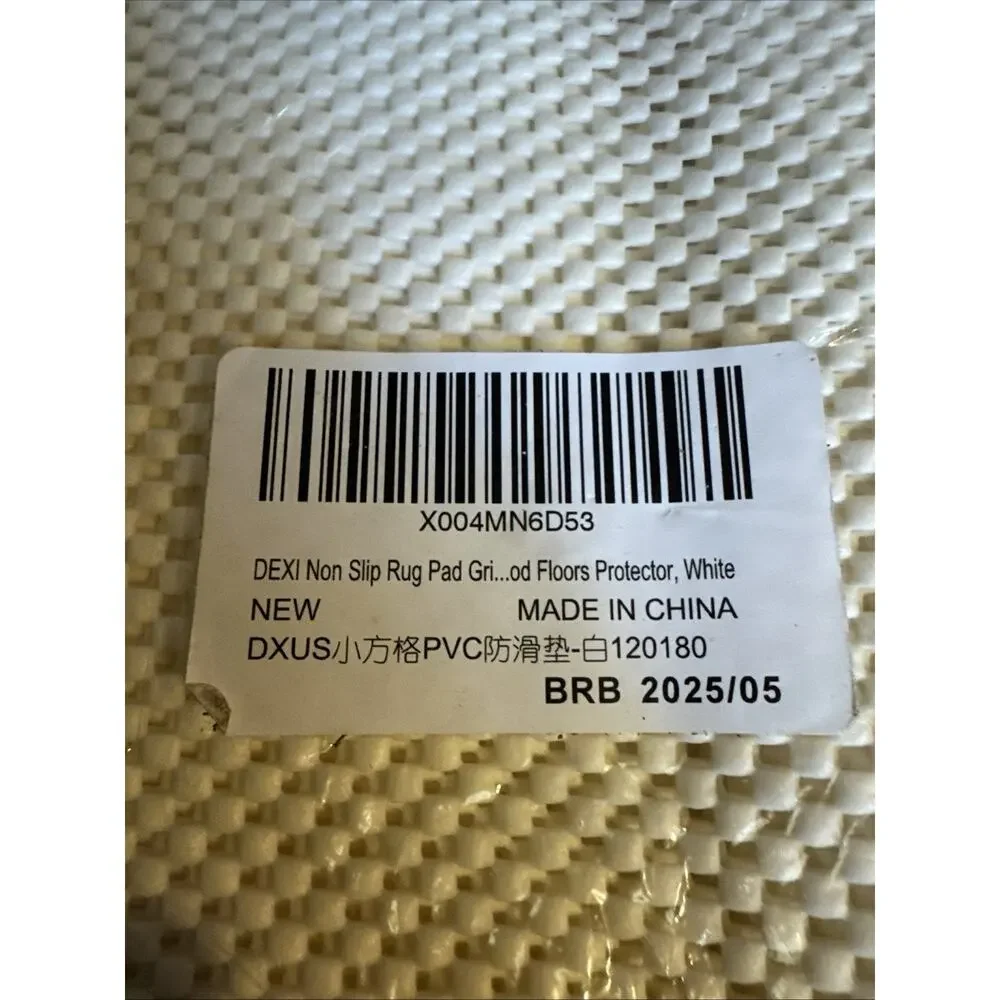 DEXI Non-slip Rug Wood Floor Protector 3'x10' New In Package